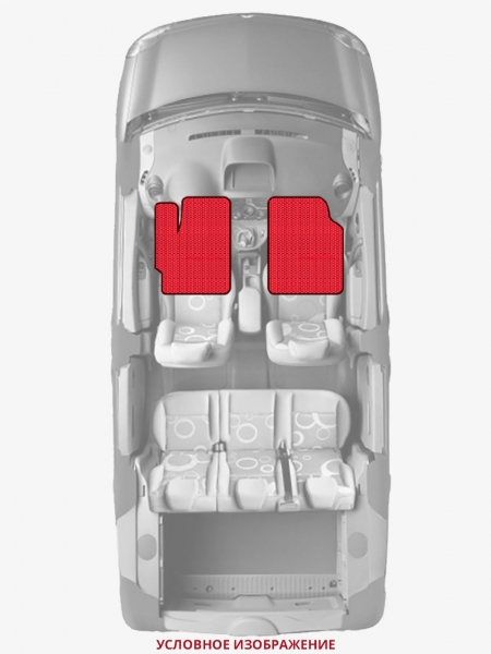 ЭВА коврики «Queen Lux» передние для Ford Scorpio I